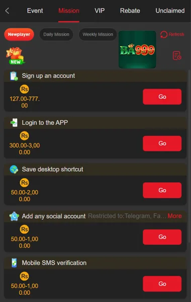 BA999 Login Resmi APK 2026